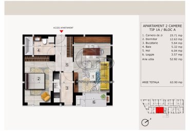 Sisesti - Baneasa - 5 minute Metrou Straulesti - 2 camere - COMISION 0
